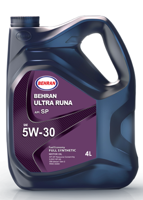 روغن موتور نفت بهران اولترارانا5W30SPتمام سینتتیک حجم4لیتر(بسته بندی جدید)