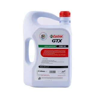 روغن موتور کاسترول GTX 20W50 SL حجم 4 لیتر