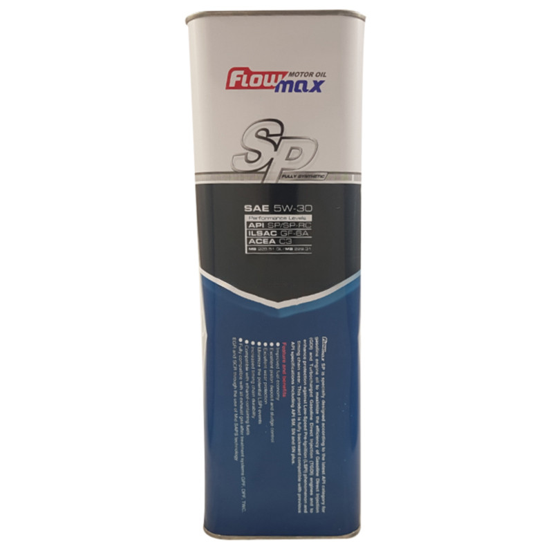 روغن موتورنفت پارس توربوشارژ فلومکسSP 5W-30 تمام سنتتیک حجم 5 لیتر
