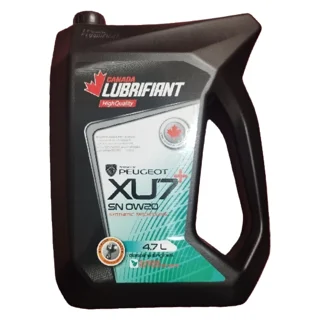 روغن موتور کانادا لوبریفنت مدل 0W20 SN XU7 Plus حجم 4.7 لیتر