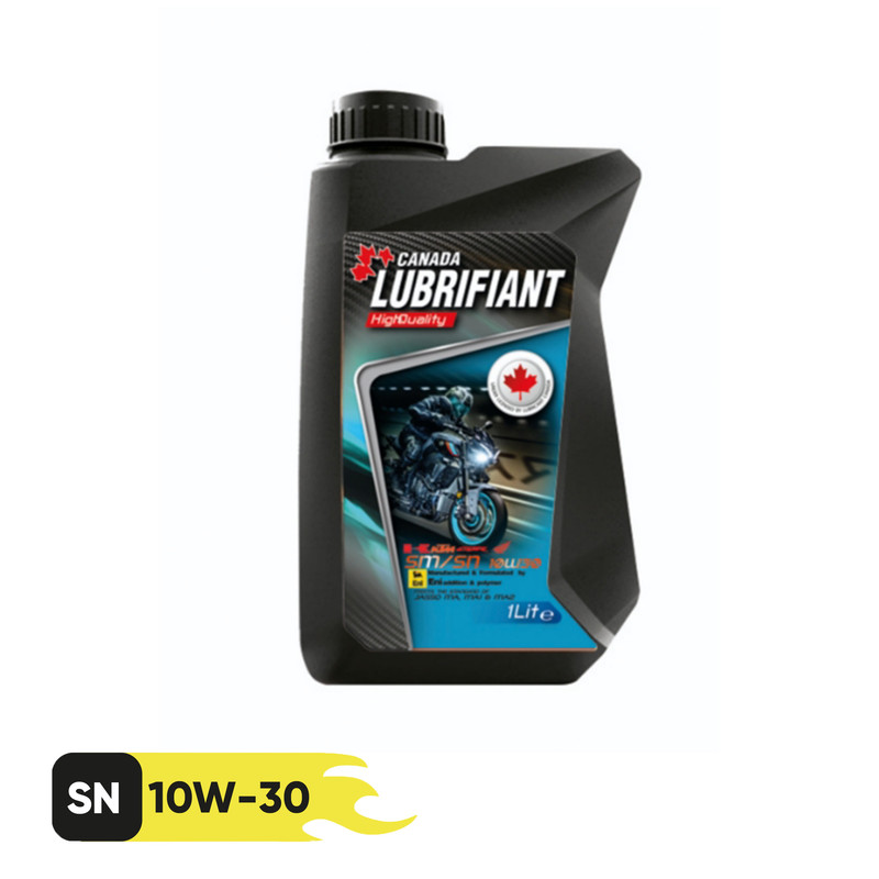 روغن موتورسیکلت لوبریفنت کانادا  SM/SN 10w30 حجم  1 لیتر