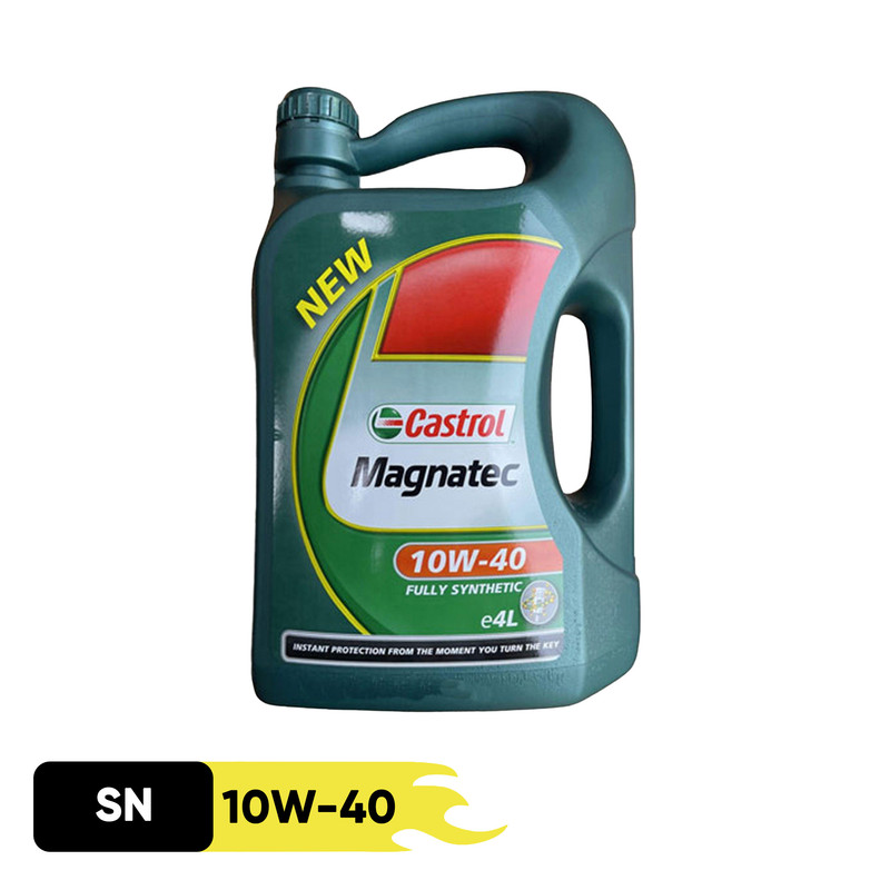 روغن موتور کاسترول مگناتک 10w40 SN  تمام سنتتیک حجم 4 لیتر